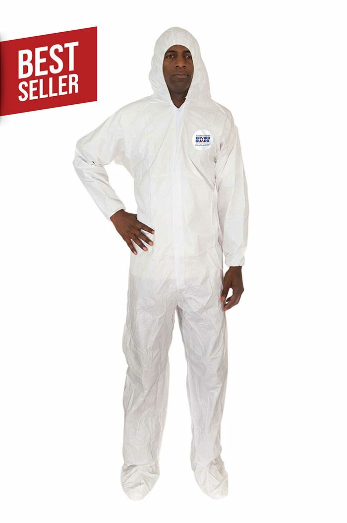 MicroGuard MP®, Microporous Coverall with Attached Hood & Boot, Elastic Wrist, Elastic Back, Open Ankle
