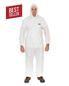 MicroGuard MP®, Microporous Coverall with Attached Hood, Elastic Wrist, Elastic Back, Elastic Ankle