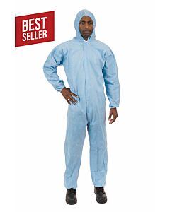 PyroGuard FR®, Outer layer FR Coverall, Attached Hood, Elastic Wrist, Elastic Ankle